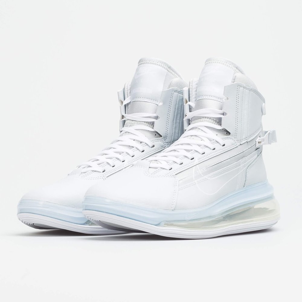 MEN'S Nike Air Max 720 SATURN HIGH Pure Platinum - Picture 3 of 8